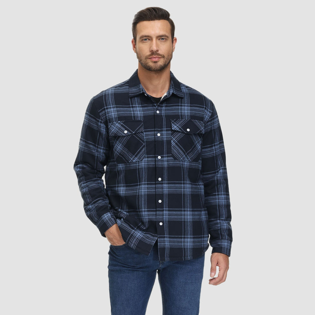 Lune London | Plaid fleece-lined jacket