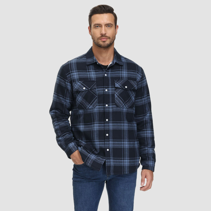 Lune London | Plaid fleece-lined jacket