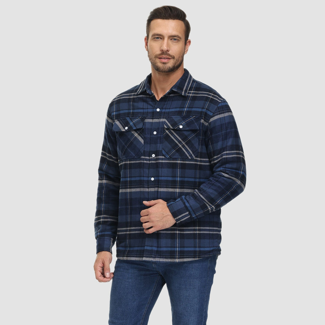 Lune London | Plaid fleece-lined jacket