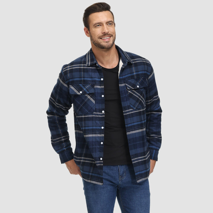 Lune London | Plaid fleece-lined jacket