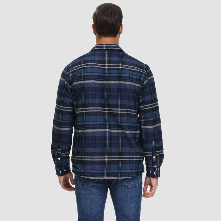 Lune London | Plaid fleece-lined jacket