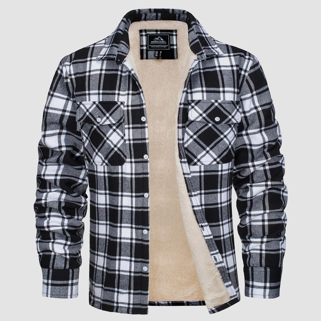 Lune London | Plaid fleece-lined jacket