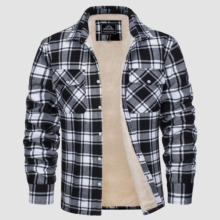 Lune London | Plaid fleece-lined jacket