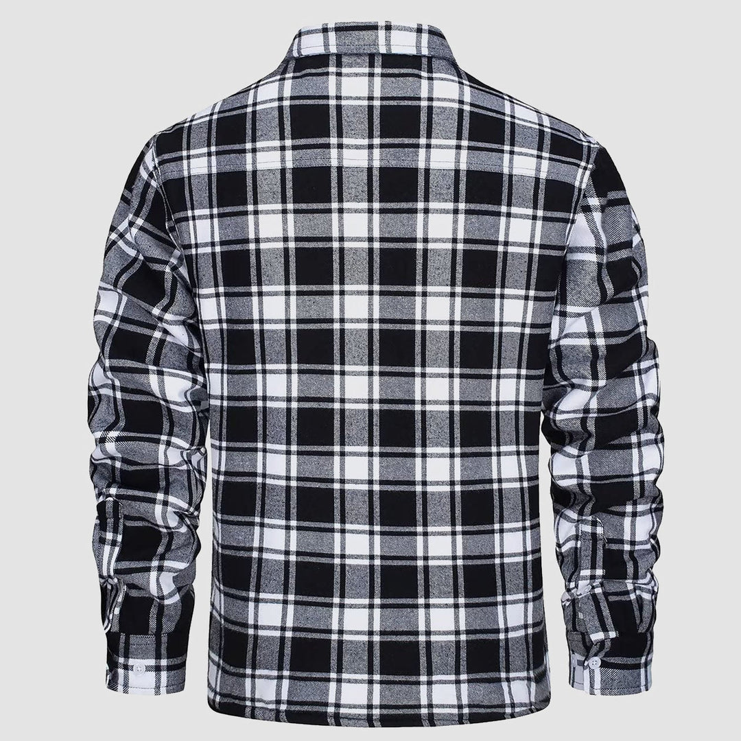 Lune London | Plaid fleece-lined jacket