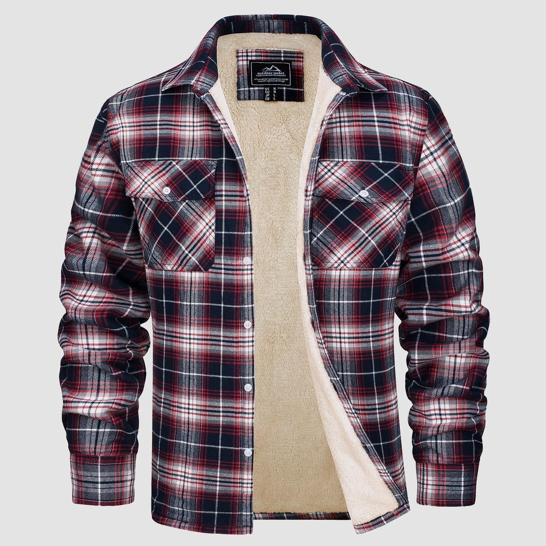 Lune London | Plaid fleece-lined jacket