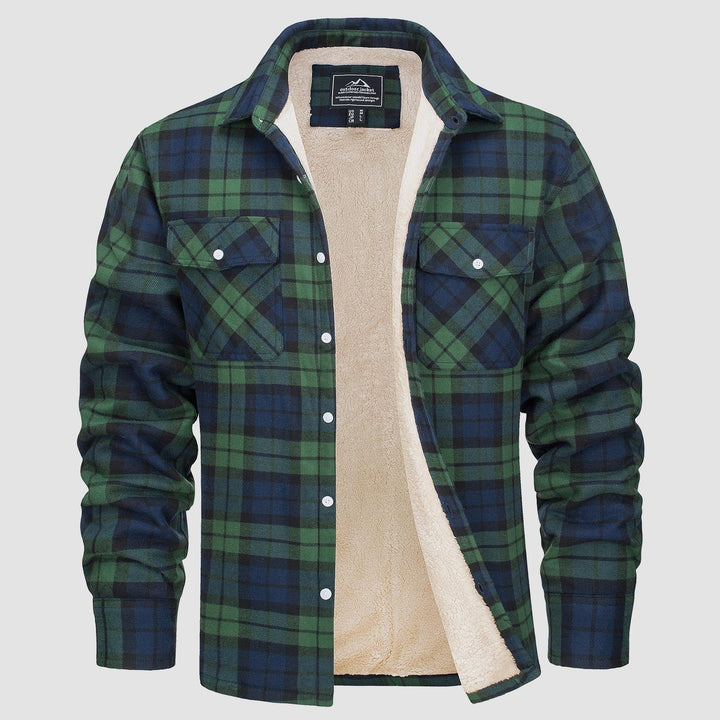Lune London | Plaid fleece-lined jacket