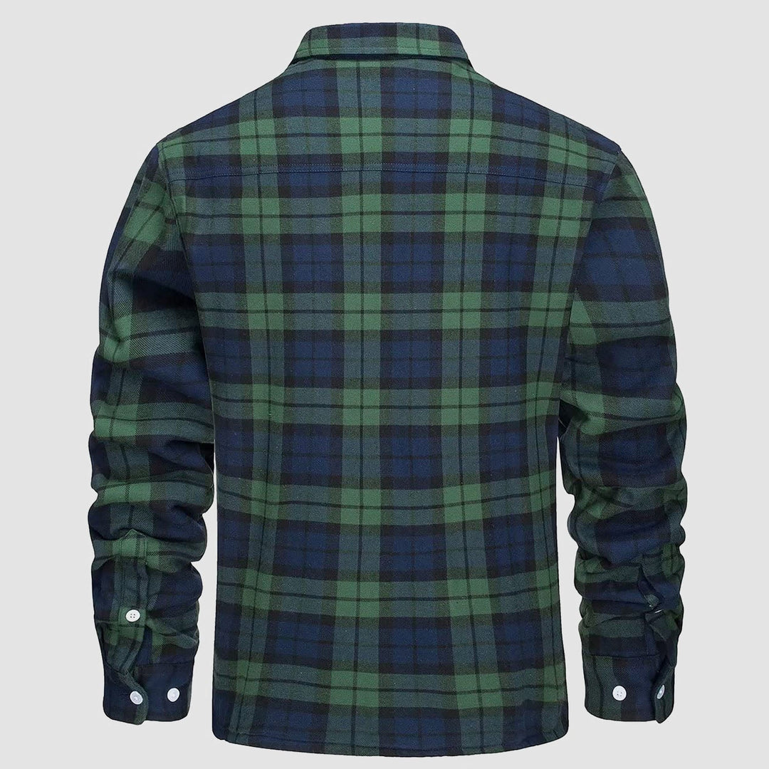 Lune London | Plaid fleece-lined jacket