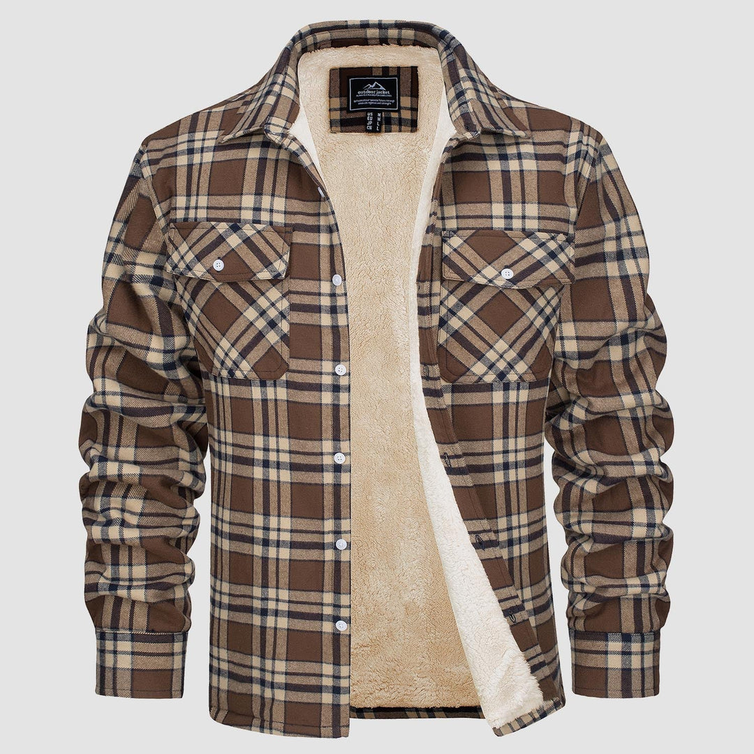 Lune London | Plaid fleece-lined jacket