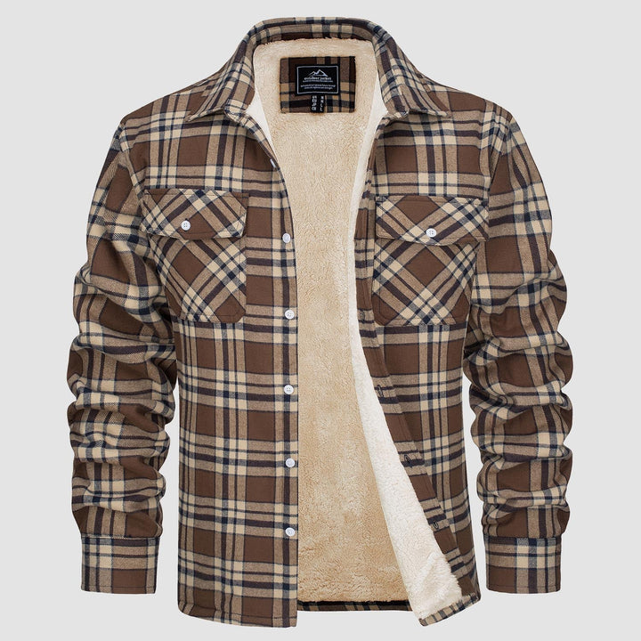 Lune London | Plaid fleece-lined jacket