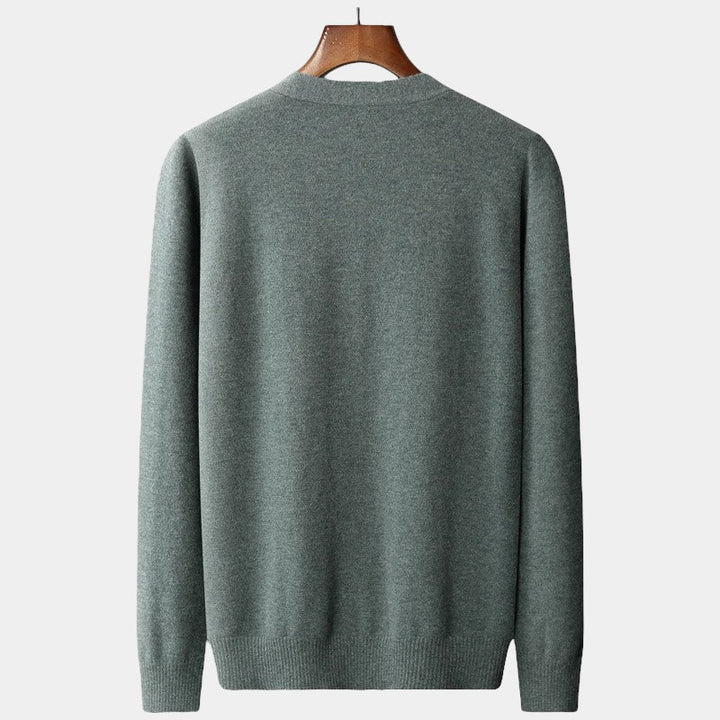 Lune London | Men's Cardigan, knitted, classic button design - lightweight