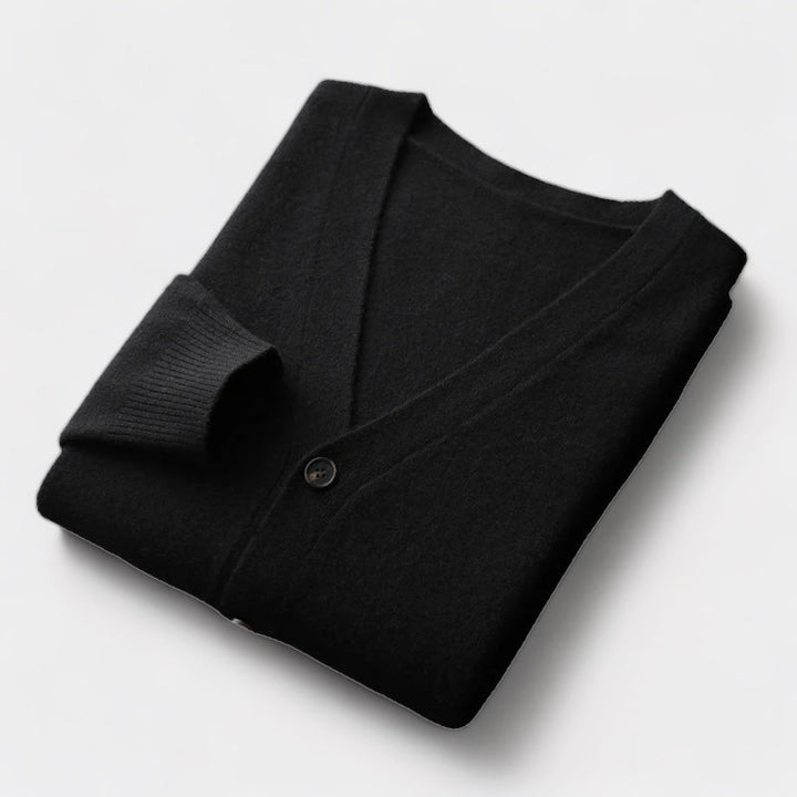 Lune London | Men's Cardigan, knitted, classic button design - lightweight
