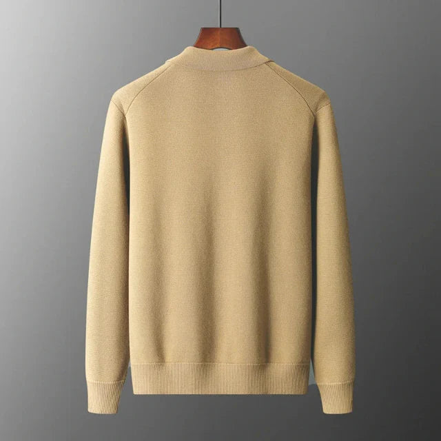 Lune London | Men's Cardigan, tailored, with buttons - Versatile layering