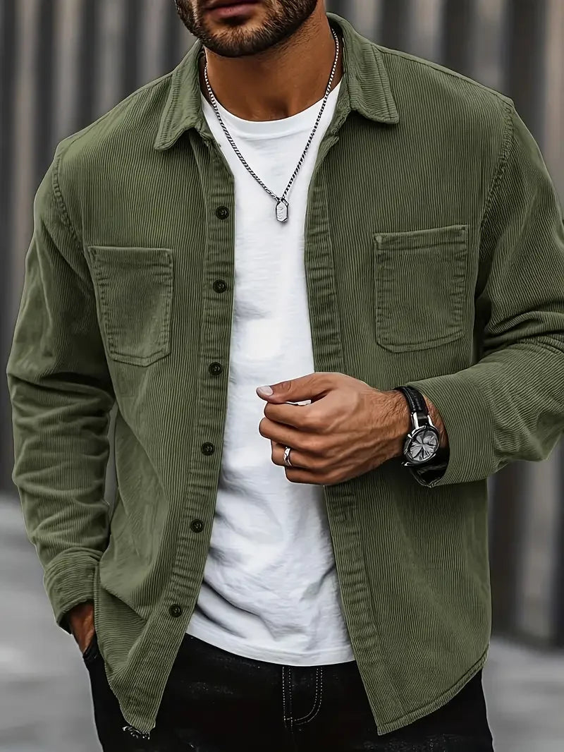 Lune London | Cord jacket for men - Casual cut with pockets