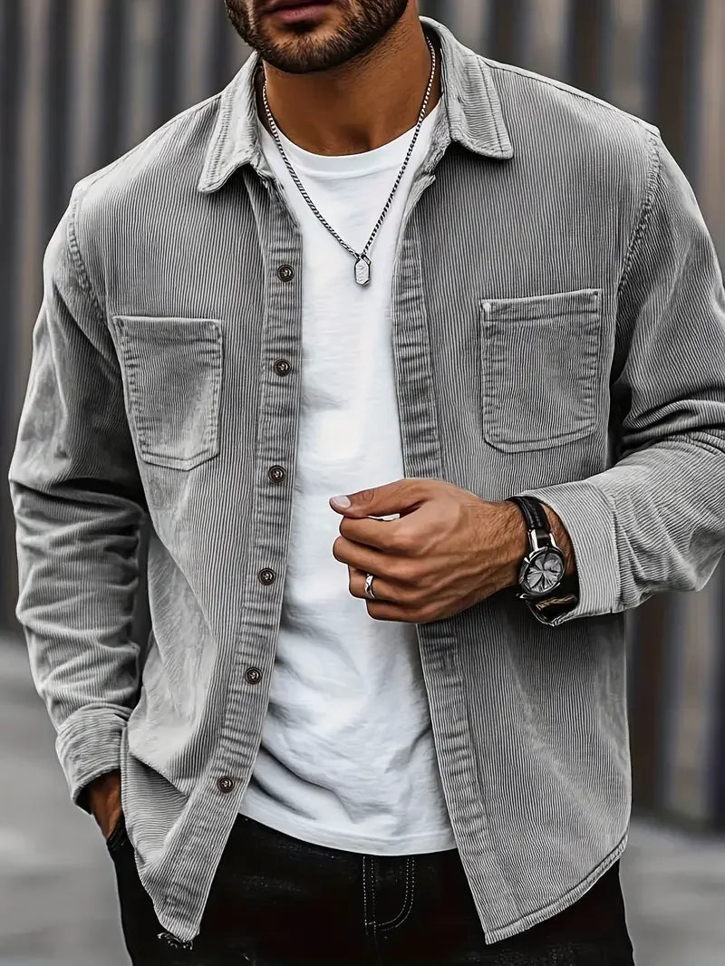 Lune London | Cord jacket for men - Casual cut with pockets