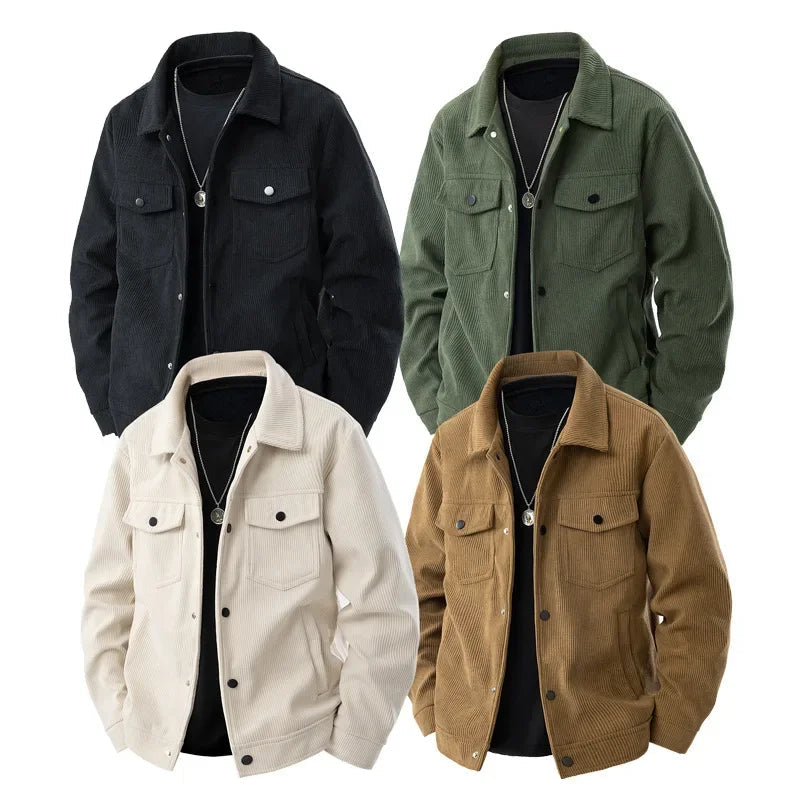 Lune London | Cord jacket for men - Lightweight transitional clothing