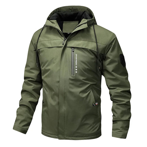 Lune London | Winter Fleece Jacket for Men - Sporty Hooded Style