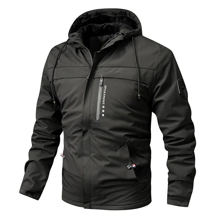 Lune London | Winter Fleece Jacket for Men - Sporty Hooded Style