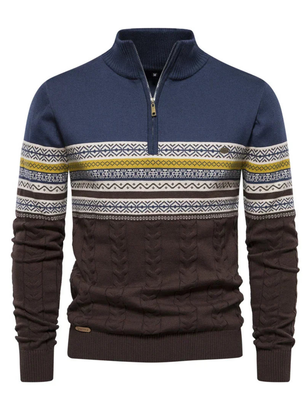 Lune London | Men's Half-Zip Sweater - Regular Fit