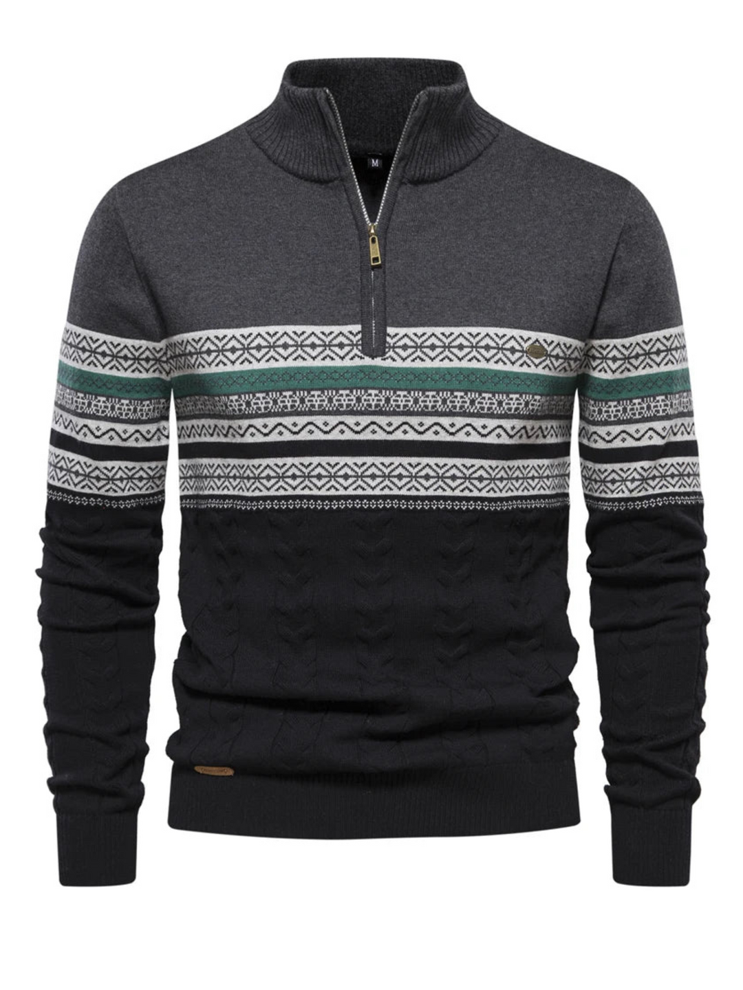Lune London | Men's Half-Zip Sweater - Regular Fit