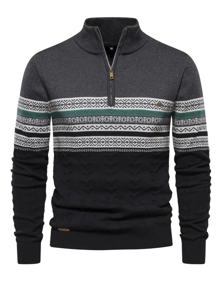 Lune London | Men's Half-Zip Sweater - Regular Fit