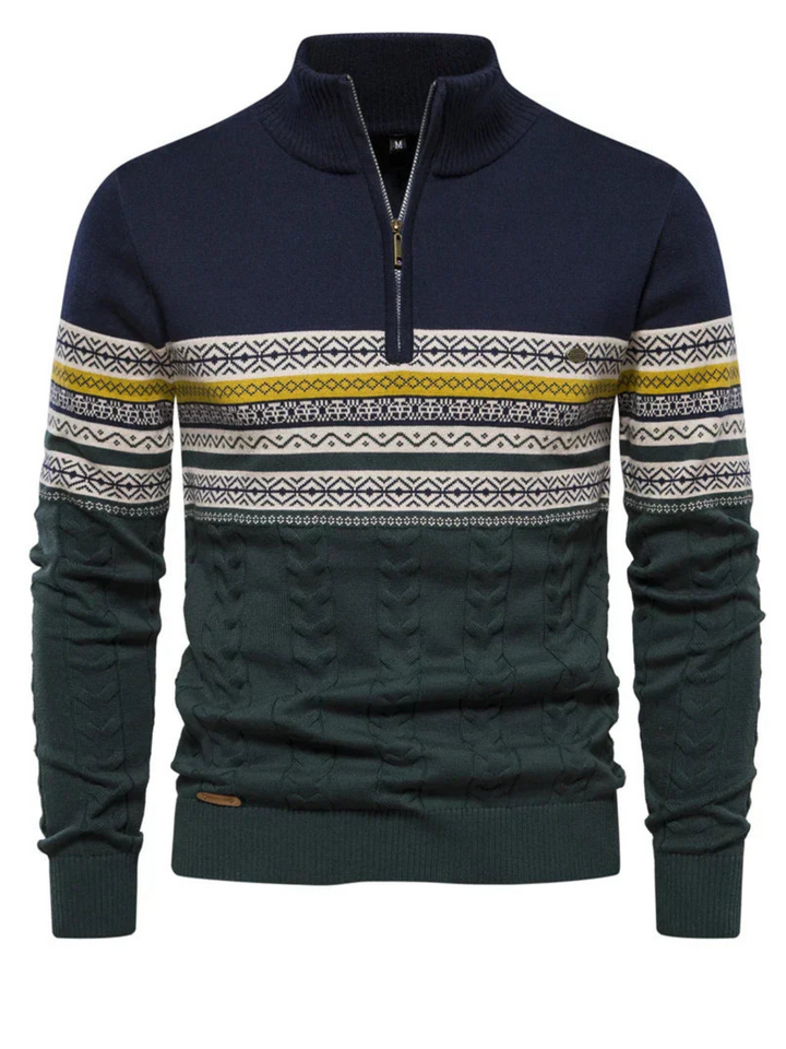 Lune London | Men's Half-Zip Sweater - Regular Fit