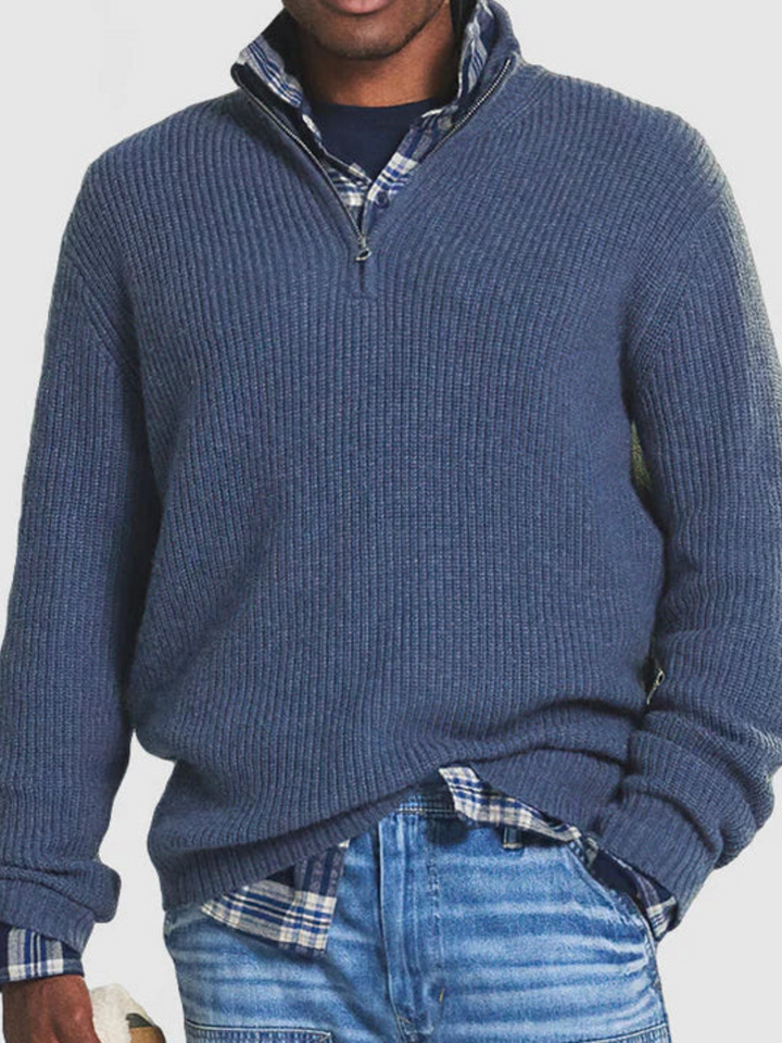 Lune London | Men's Half-Zip Sweatshirt - Casual Fit