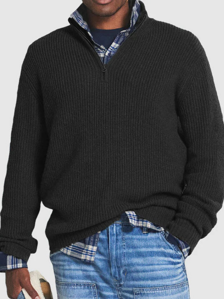 Lune London | Men's Half-Zip Sweatshirt - Casual Fit