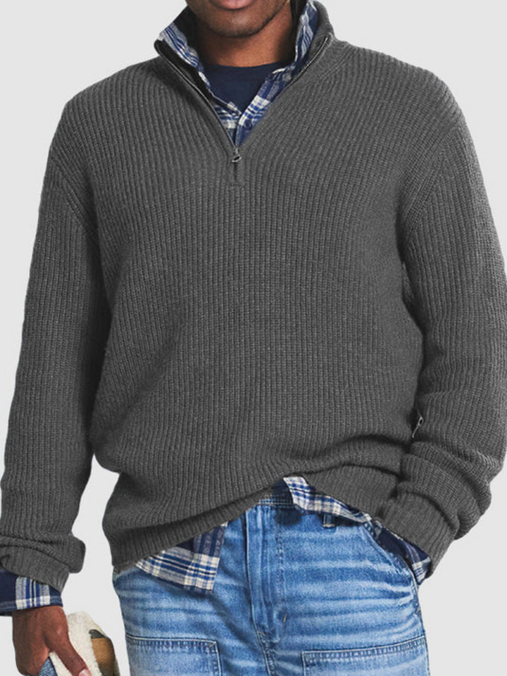 Lune London | Men's Half-Zip Sweatshirt - Casual Fit