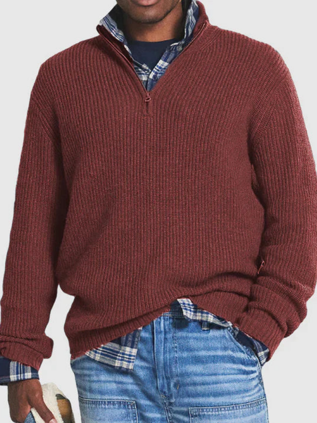 Lune London | Men's Half-Zip Sweatshirt - Casual Fit