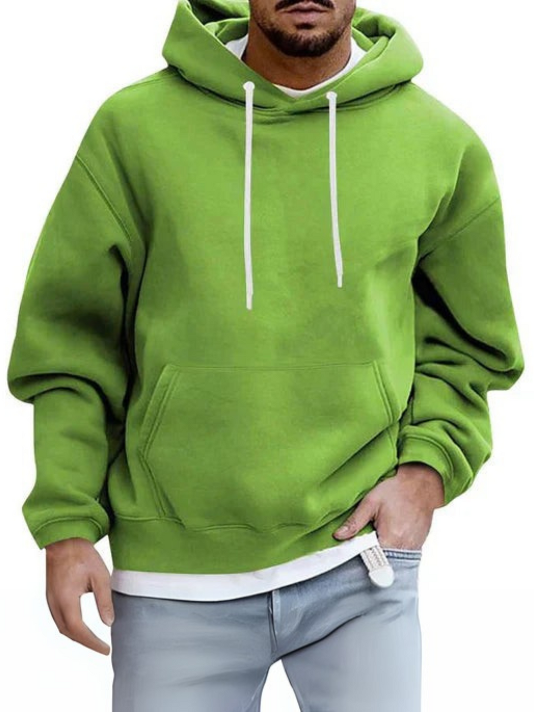 Lune London | Men's Hoodie, Adjustable Hood - Kangaroo Pocket