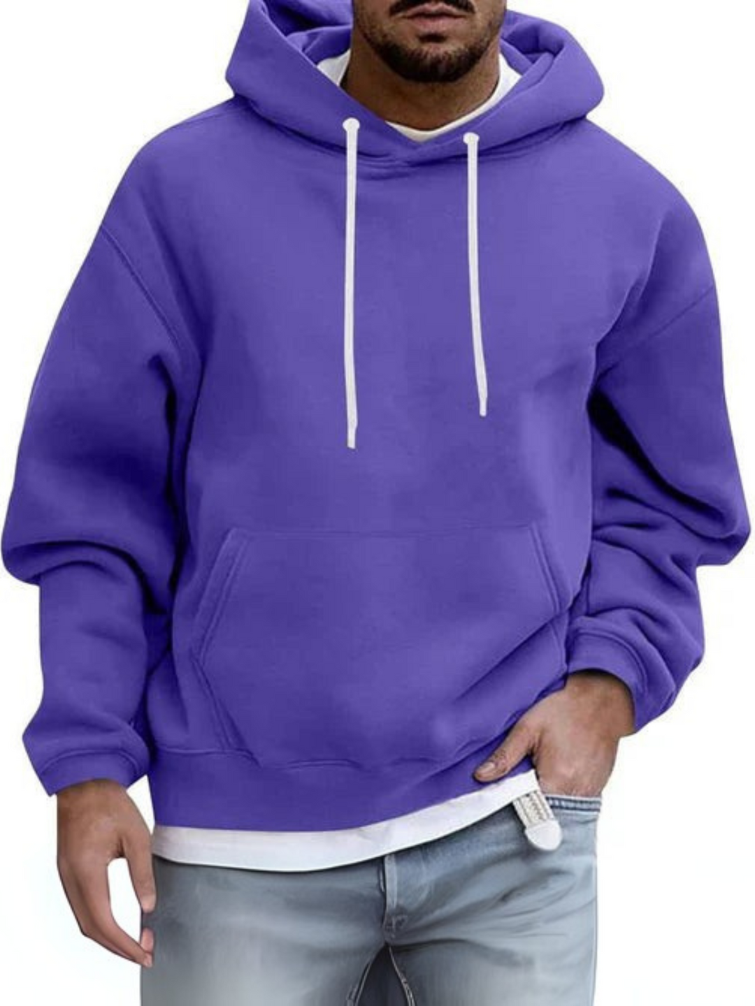 Lune London | Men's Hoodie, Adjustable Hood - Kangaroo Pocket
