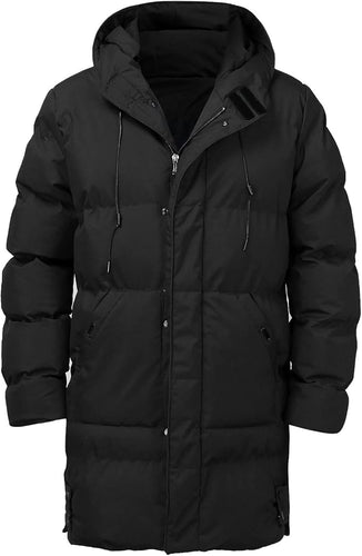 Lune London | Men's Puffer Jacket - With Hood, Padded - Winter