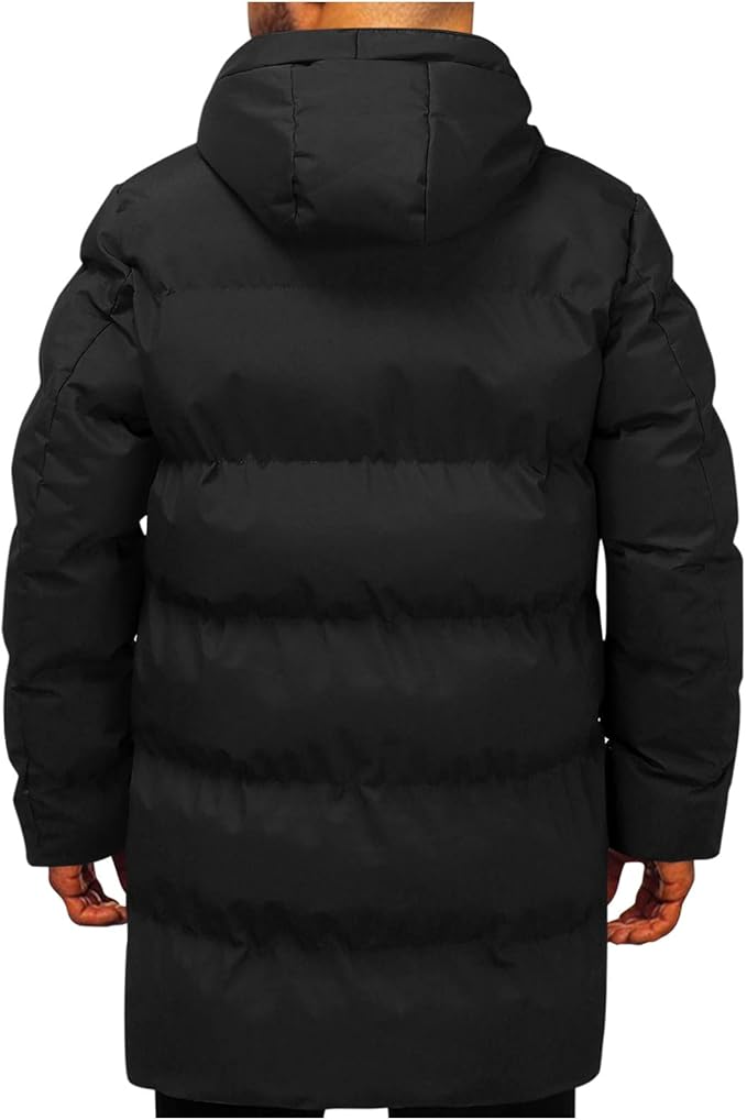 Lune London | Men's Puffer Jacket - With Hood, Padded - Winter