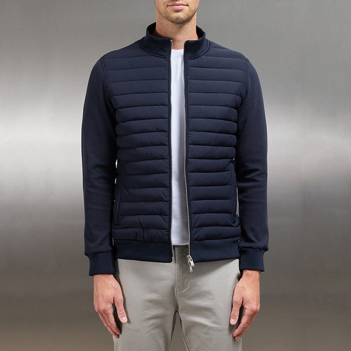 Lune London | Men's Quilted Jacket - Water Resistant with Stand-Up Collar