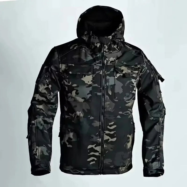 Lune London | Men's Hooded Softshell Jacket - Water Repellent