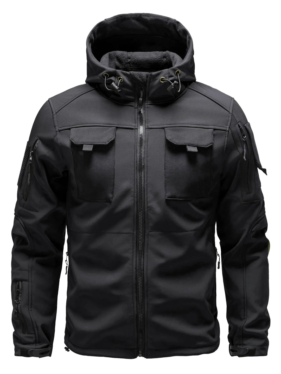 Lune London | Men's Winter Softshell Jacket - With Hood, Water Repellent