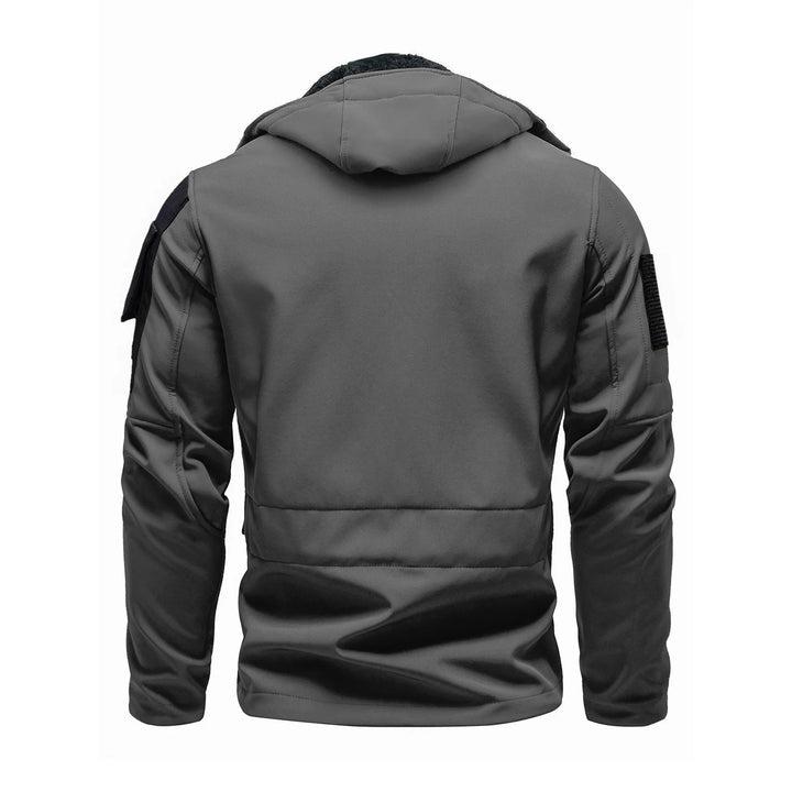 Lune London | Men's Winter Softshell Jacket - With Hood, Water Repellent