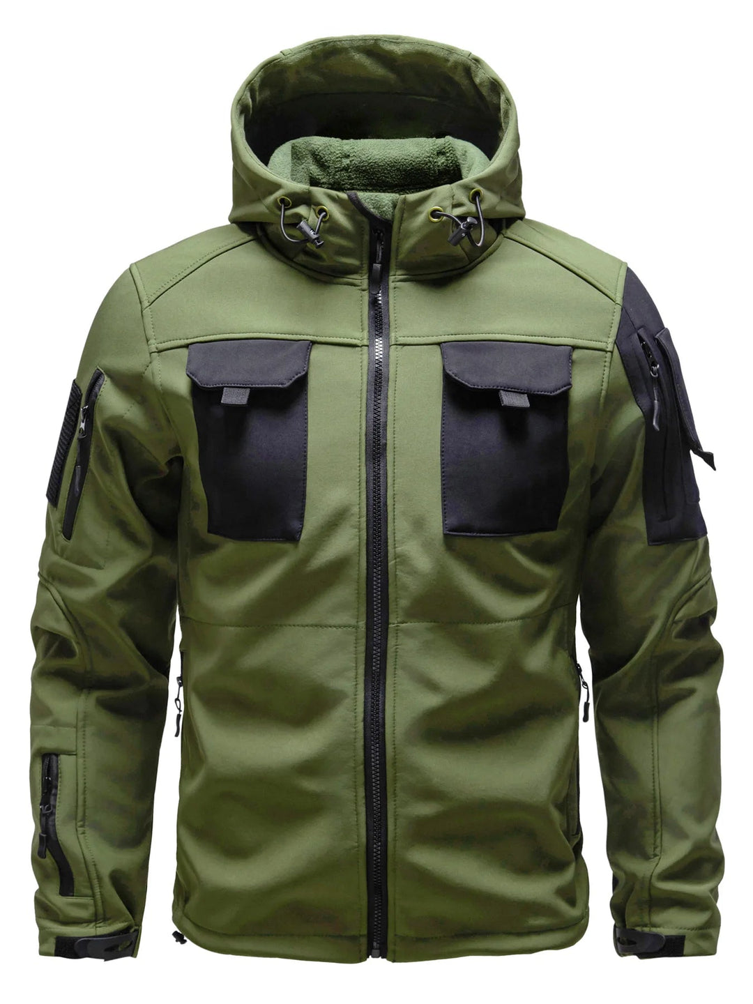 Lune London | Men's Winter Softshell Jacket - With Hood, Water Repellent