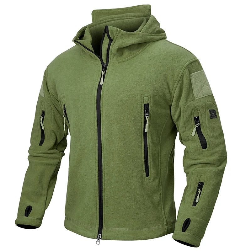 Lune London | Men's water-repellent softshell jacket - removable hood