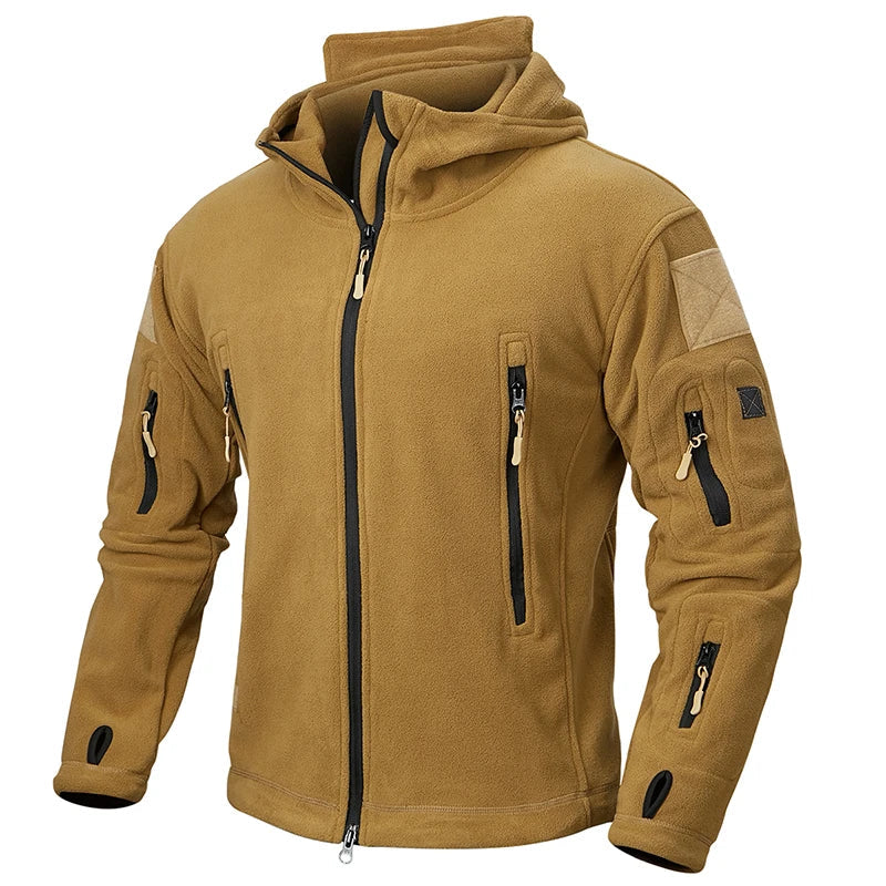 Lune London | Men's water-repellent softshell jacket - removable hood