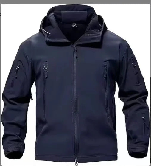 Lune London | Men Winter Softshell Jacket - Windproof & With Hood