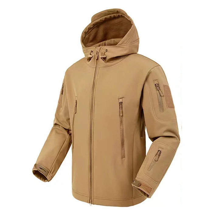 Lune London | Men's waterproof fleece jacket - With hood winter