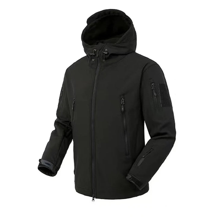 Lune London | Men's waterproof fleece jacket - With hood winter