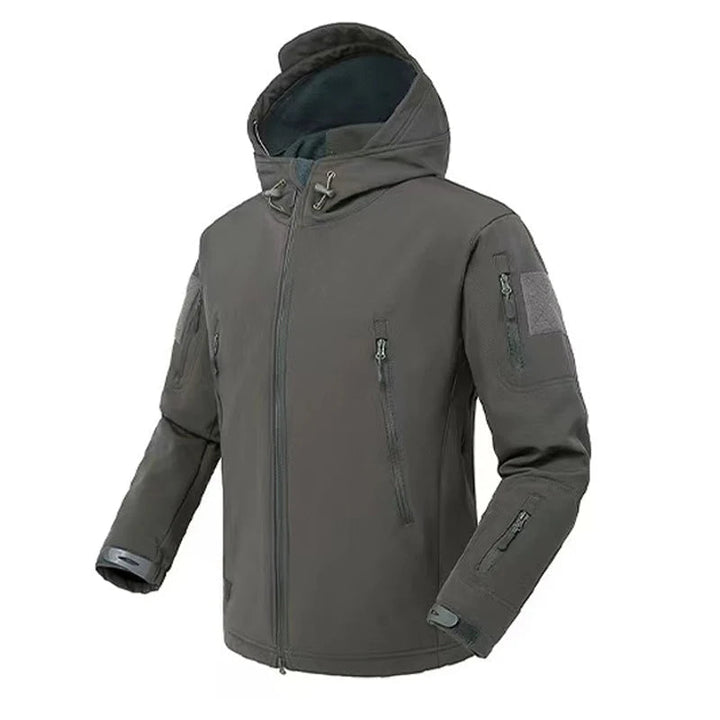 Lune London | Men's waterproof fleece jacket - With hood winter
