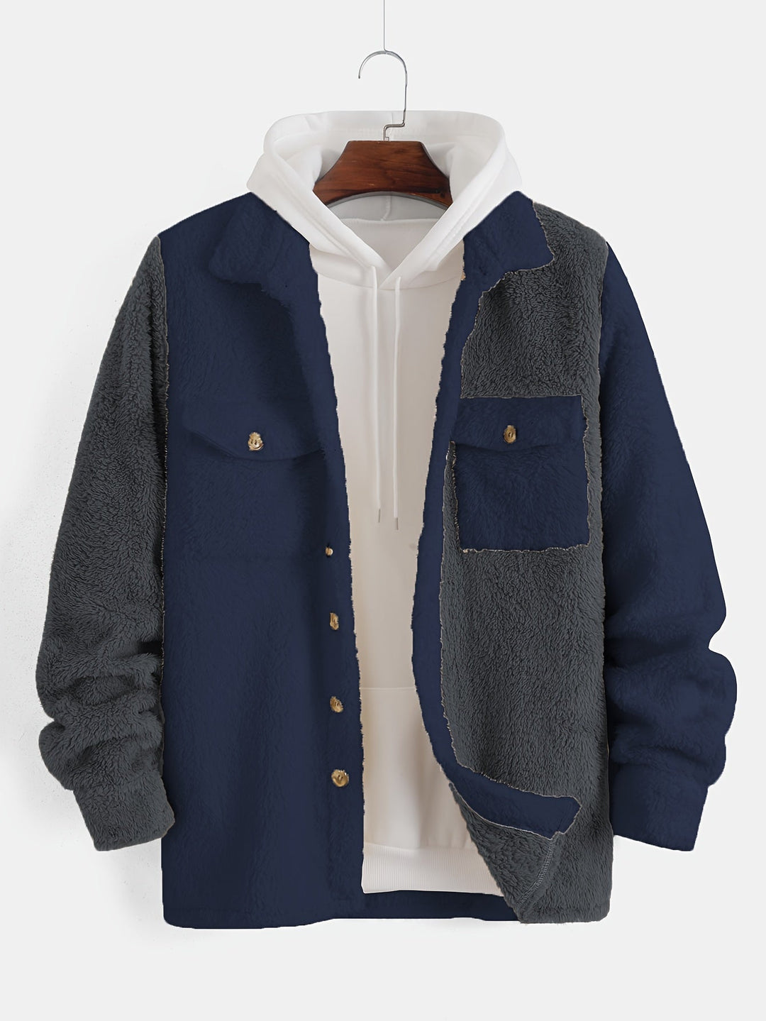 Lune London | Men's Winter Jacket, windproof, fleece material - regular fit