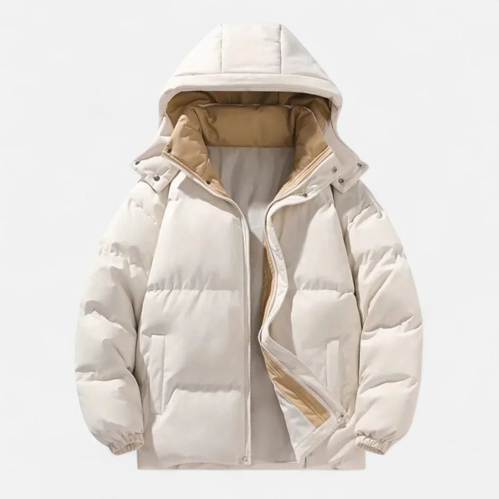 Lune London | Men's Down Jacket, Hood, Plus Size - Winter