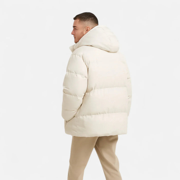 Lune London | Men's Down Jacket, Hood, Plus Size - Winter