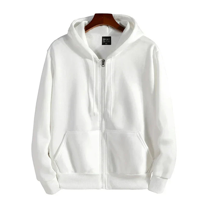 Chic und Stil | Hoodie - Sporty and comfortable hoodie with zipper for autumn and winter