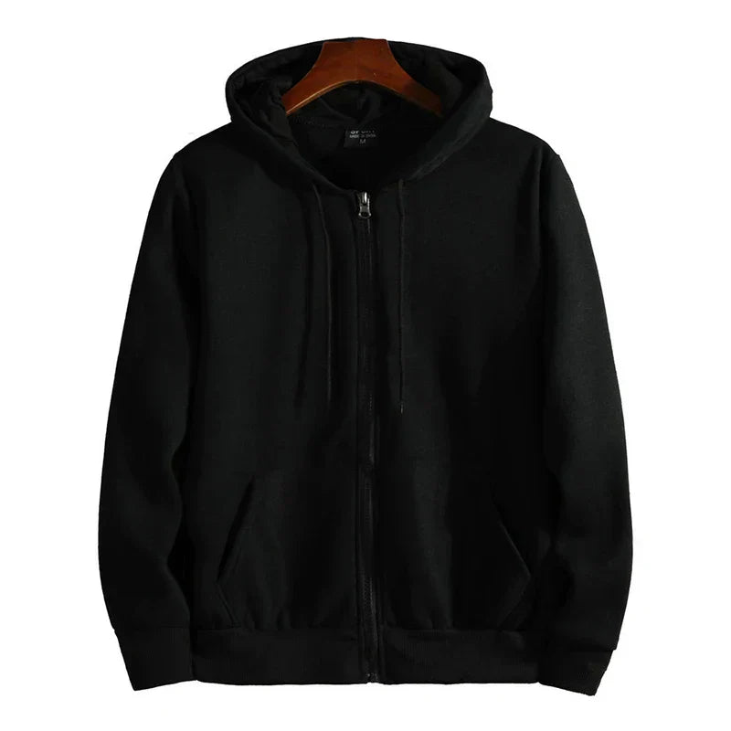 Chic und Stil | Hoodie - Sporty and comfortable hoodie with zipper for autumn and winter