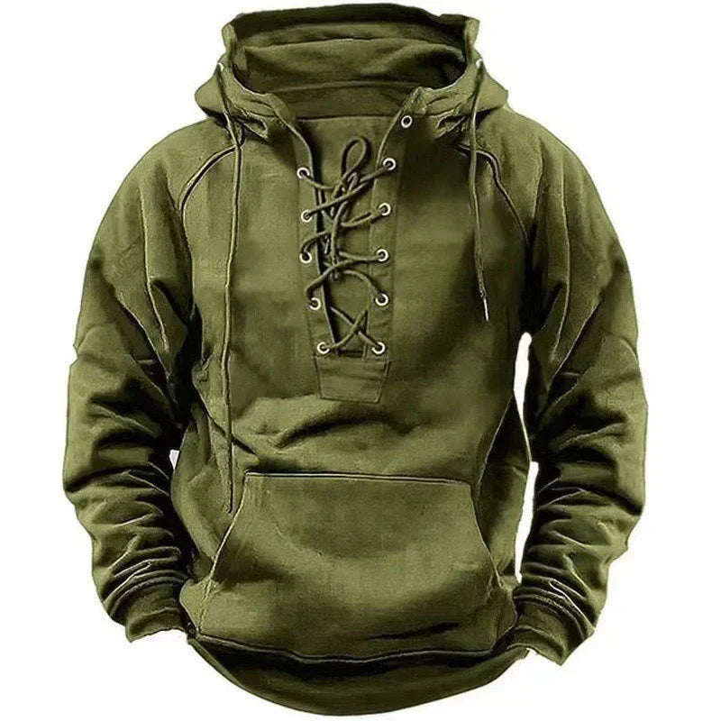 Lune London | Hoodie - Comfortable and stylish sweatshirt with hood and lace closure for autumn
